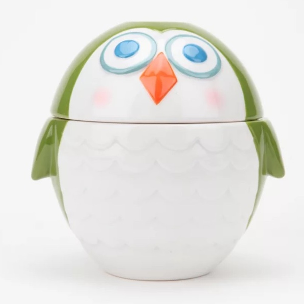 Nesting measuring cups - ceramic owl